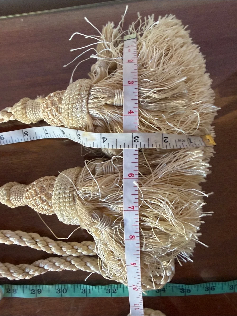 Specialty Theatrical Grade Barrier Rope Curtain Tiebacks with Tassels-